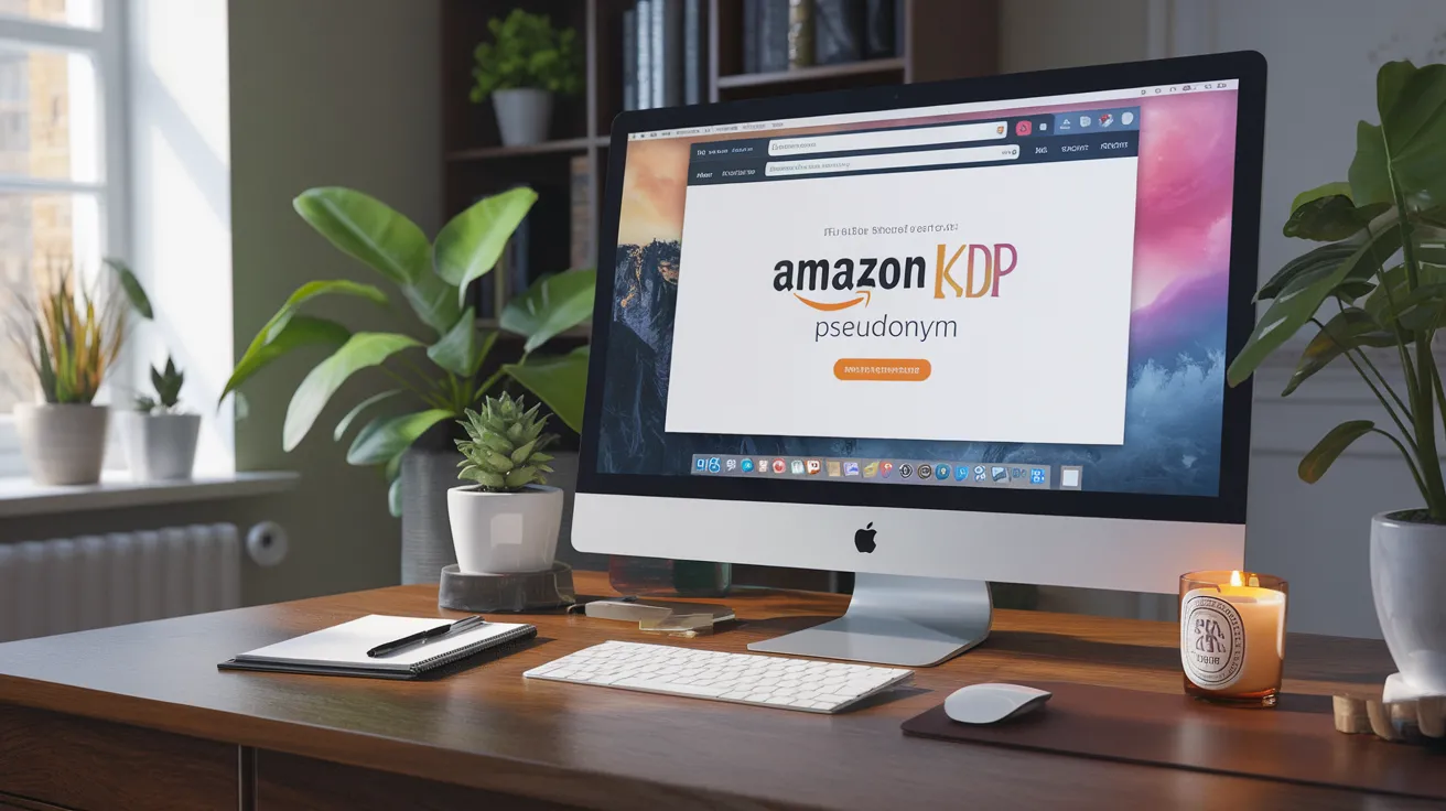 amazon kdp pseudonym