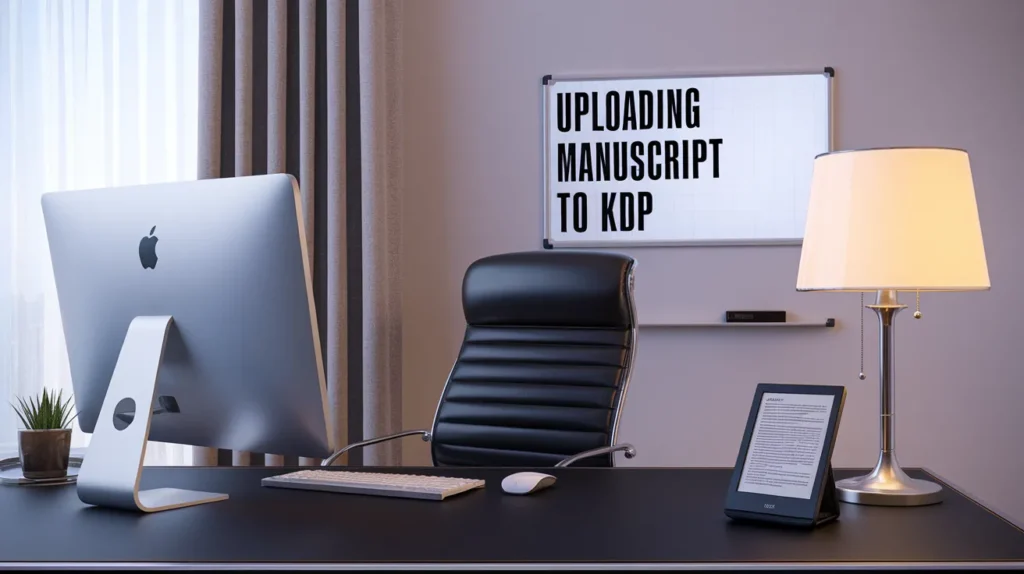 uploading manuscript to kdp
